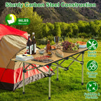 Versatile Folding Camping Table - Lightweight, Portable & Heavy Duty with S and L Size Options for Outdoor Adventures