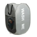 Portable Mesh Pop up Laundry Hamper Wide Opening Breathable Collapsible Space-Saving Laundry Basket Dorm Travel Bathroom Items