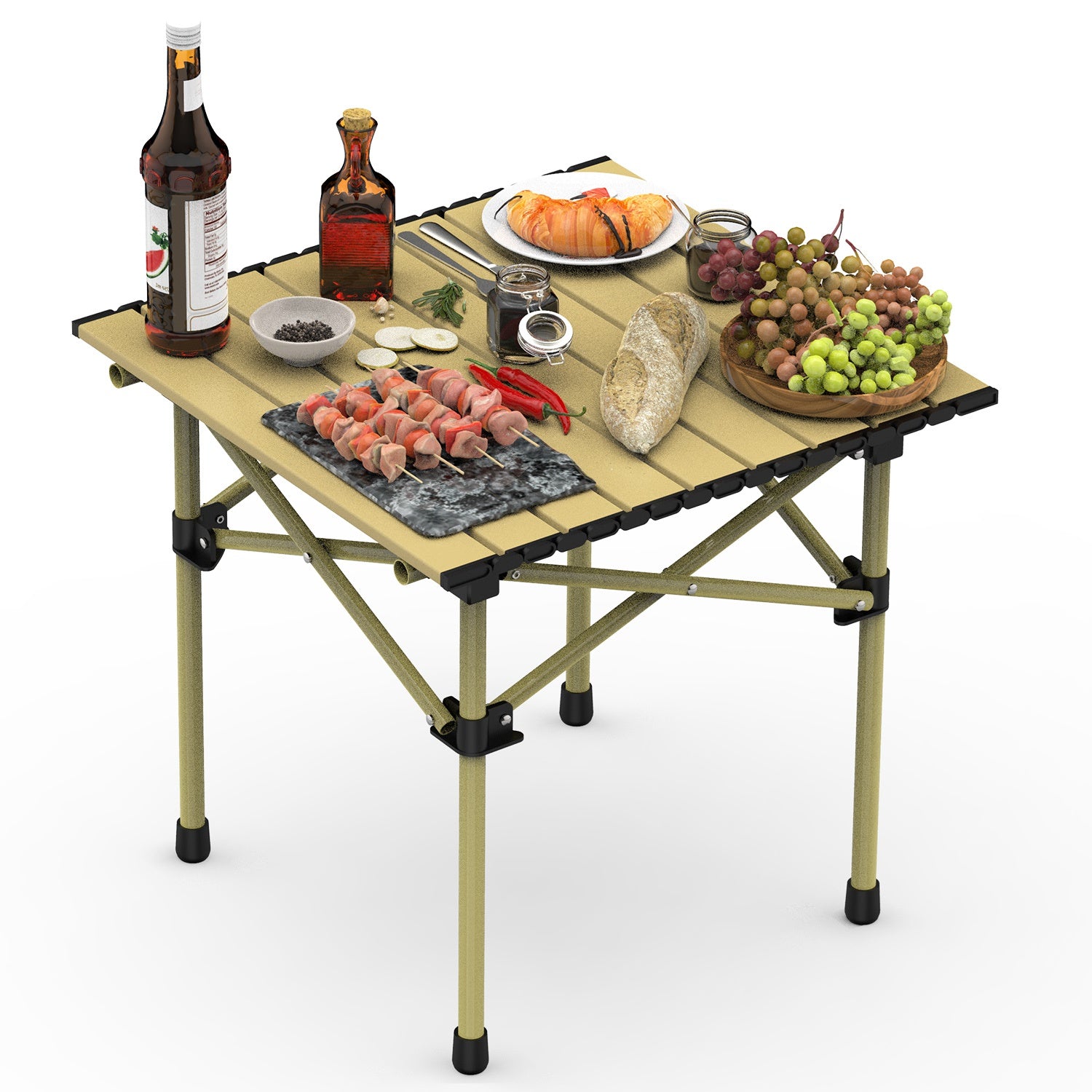 Versatile Folding Camping Table - Lightweight, Portable & Heavy Duty with S and L Size Options for Outdoor Adventures