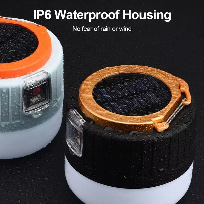 Portable Camping Light Power Bank LED Camping Lanterns Handheld Waterproof Outdoor Tent Light Rechargeable Floodlight Flashlight
