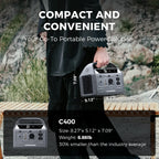 Power Your Adventures with the C400 Portable Power Station