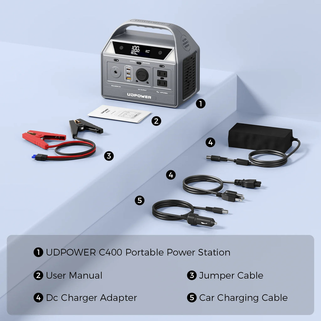 Power Your Adventures with the C400 Portable Power Station