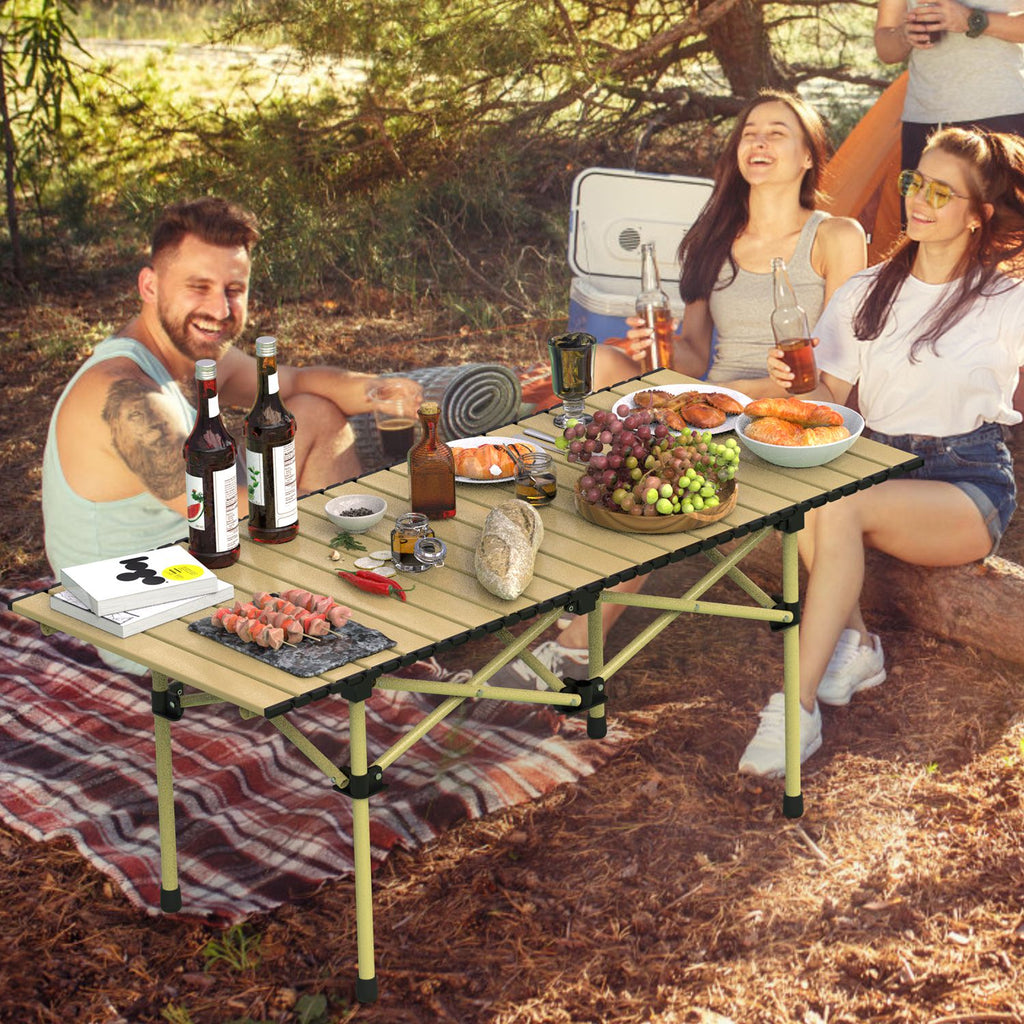Versatile Folding Camping Table - Lightweight, Portable & Heavy Duty with S and L Size Options for Outdoor Adventures