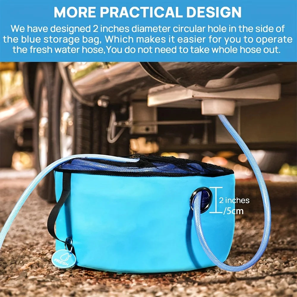 Ultimate RV Waterproof Hose Bag Set - Three-Piece Storage Solution for Easy and Organized Travel